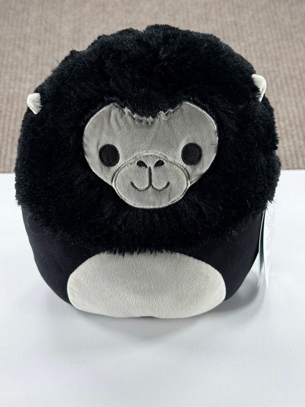 Squishmallow Aron the Gorilla 8 Inch Plush with Tags Kellytoy Black Gray